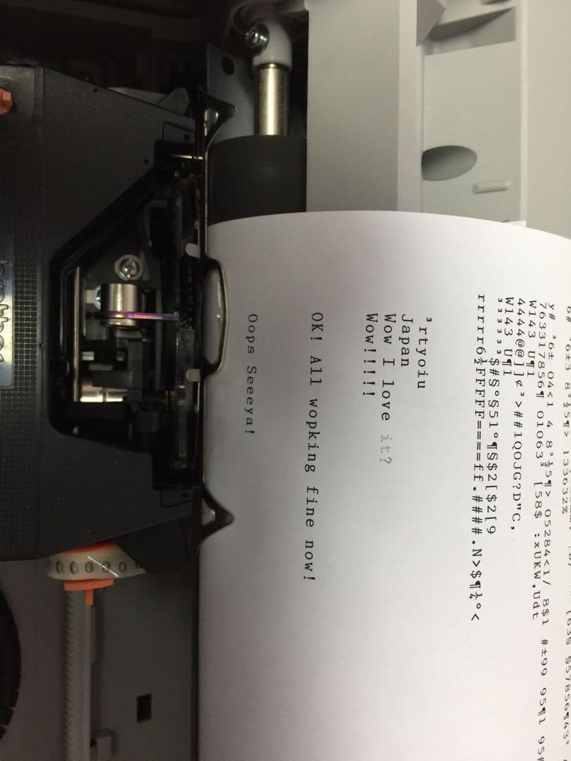 Brother Electronic Typewriter GX8250, Computers & Tech, Printers