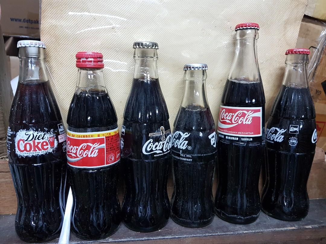 Coke Glass Bottles Coca Cola, Food & Drinks, Alcoholic Beverages on ...