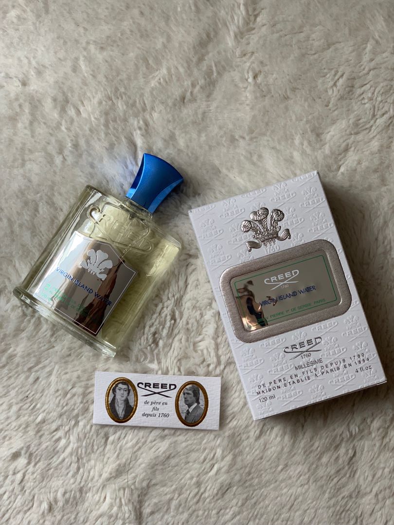 Creed Virgin Island Water 120ml 10m02 Beauty Personal Care Fragrance Deodorants On Carousell