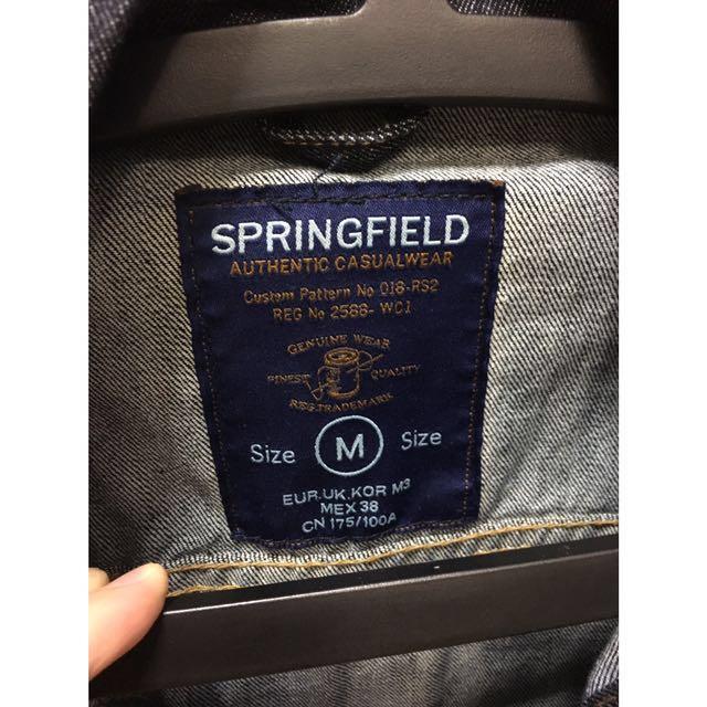 Springfield Womens Oversized Reconsider Denim Jacket Medium Blue S   Amazoncouk Fashion