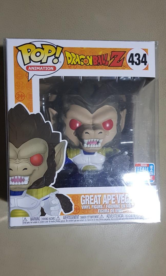 Funko Pop Dragon Ball Z Great Ape Vegeta 6 Nycc 2018 Shared