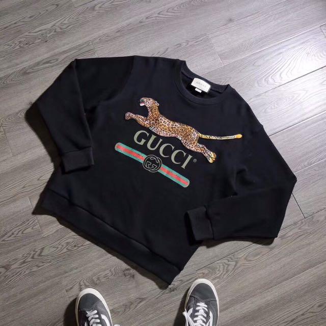 gucci leopard sweatshirt
