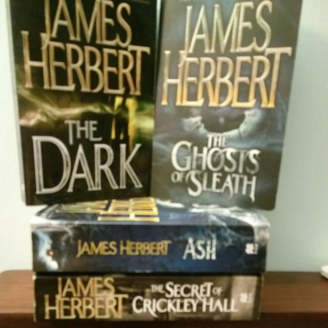 Horror Books By James Herbert Series Featuring Paranormal Investigator Books Stationery Fiction On Carousell