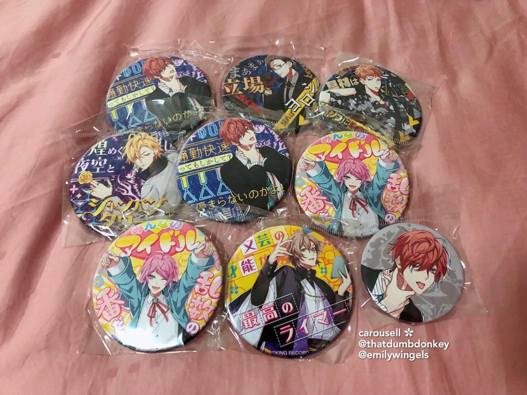 Hypnosis Mic Badges Instock Batch 2 Entertainment J Pop On