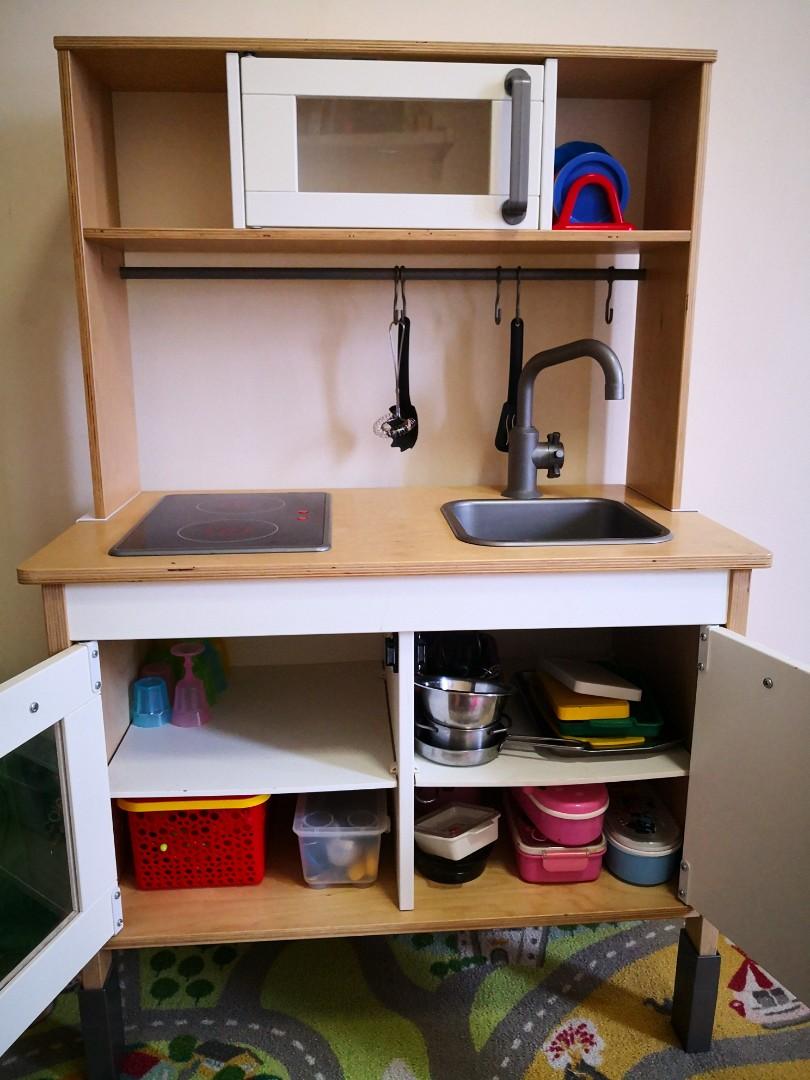 ikea duktig play kitchen babies kids baby nursery kids furniture kids tables chairs on carousell