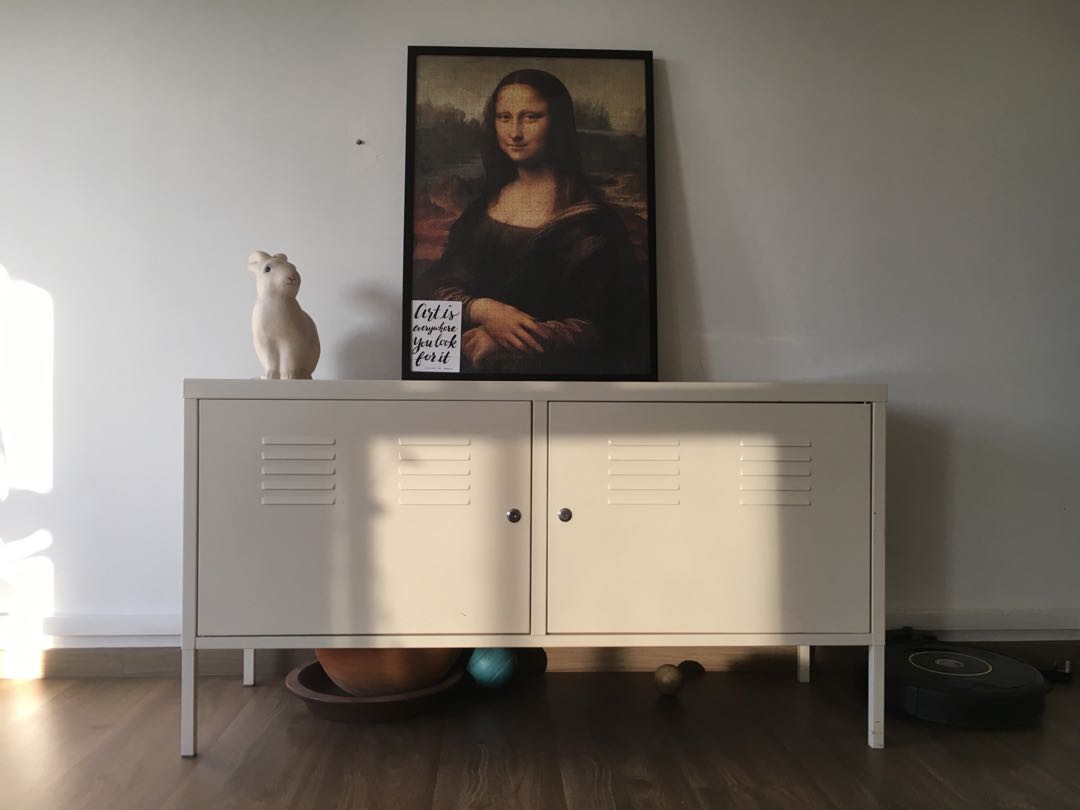 Ikea Ps Cabinet White Furniture Shelves Drawers On Carou Photo