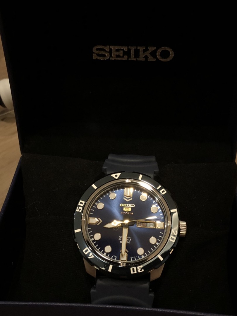 Jual jam seiko Srp677k2 blue dial fullset like new not gshock