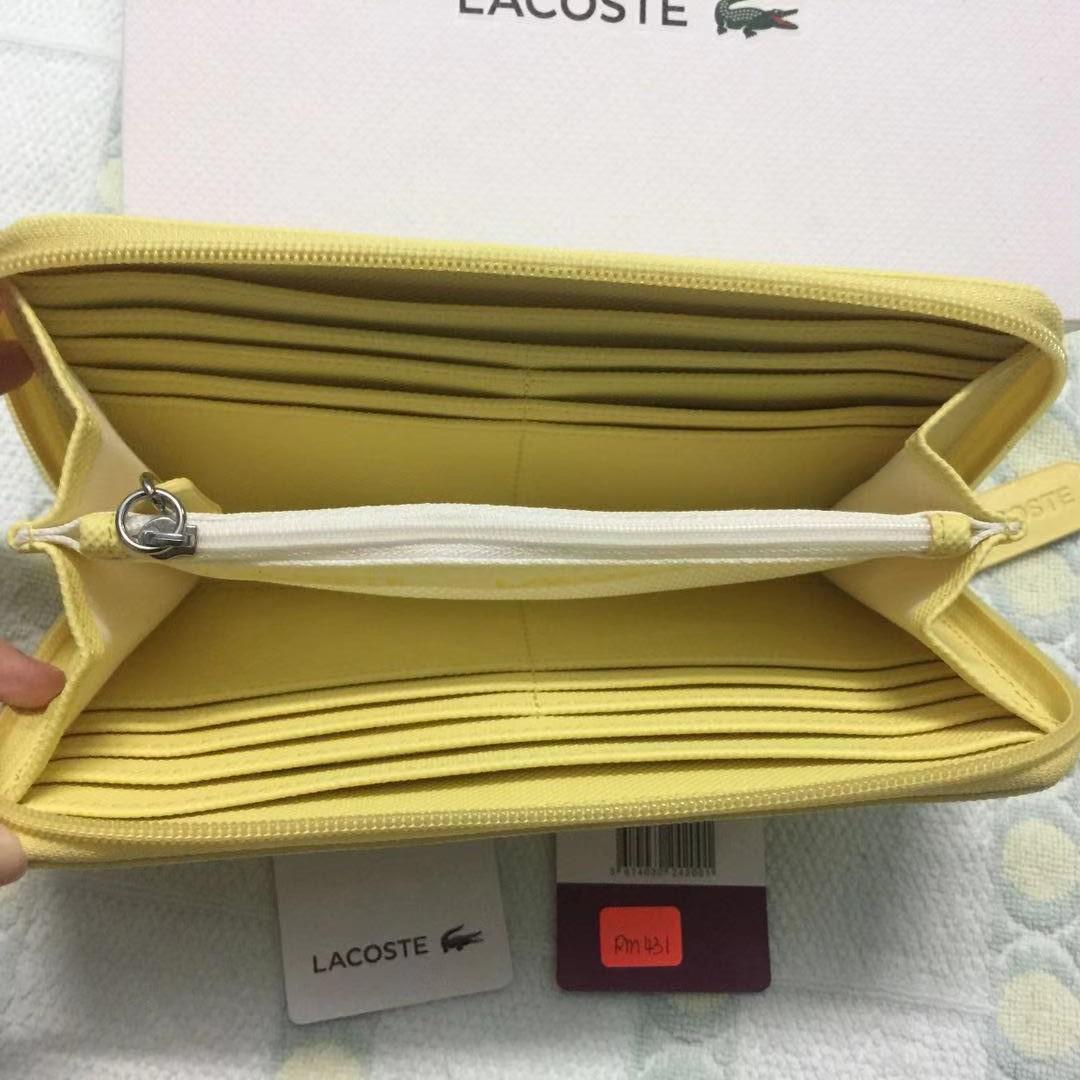 Lacoste wallet, Luxury, Bags & Wallets on Carousell