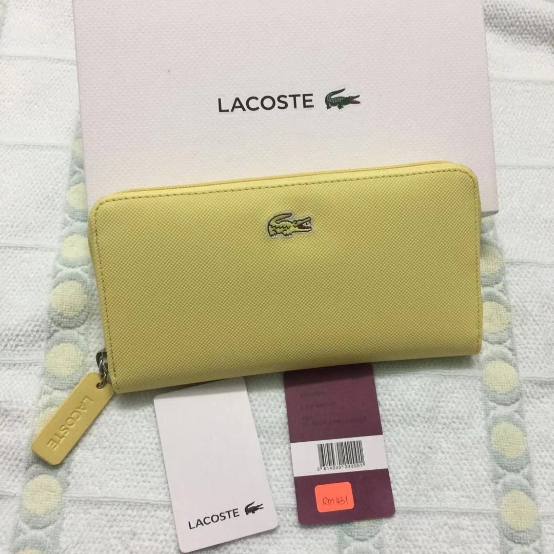 Lacoste wallet, Luxury, Bags & Wallets on Carousell