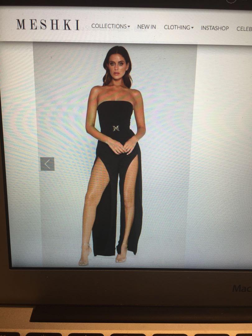 livia strapless jumpsuit