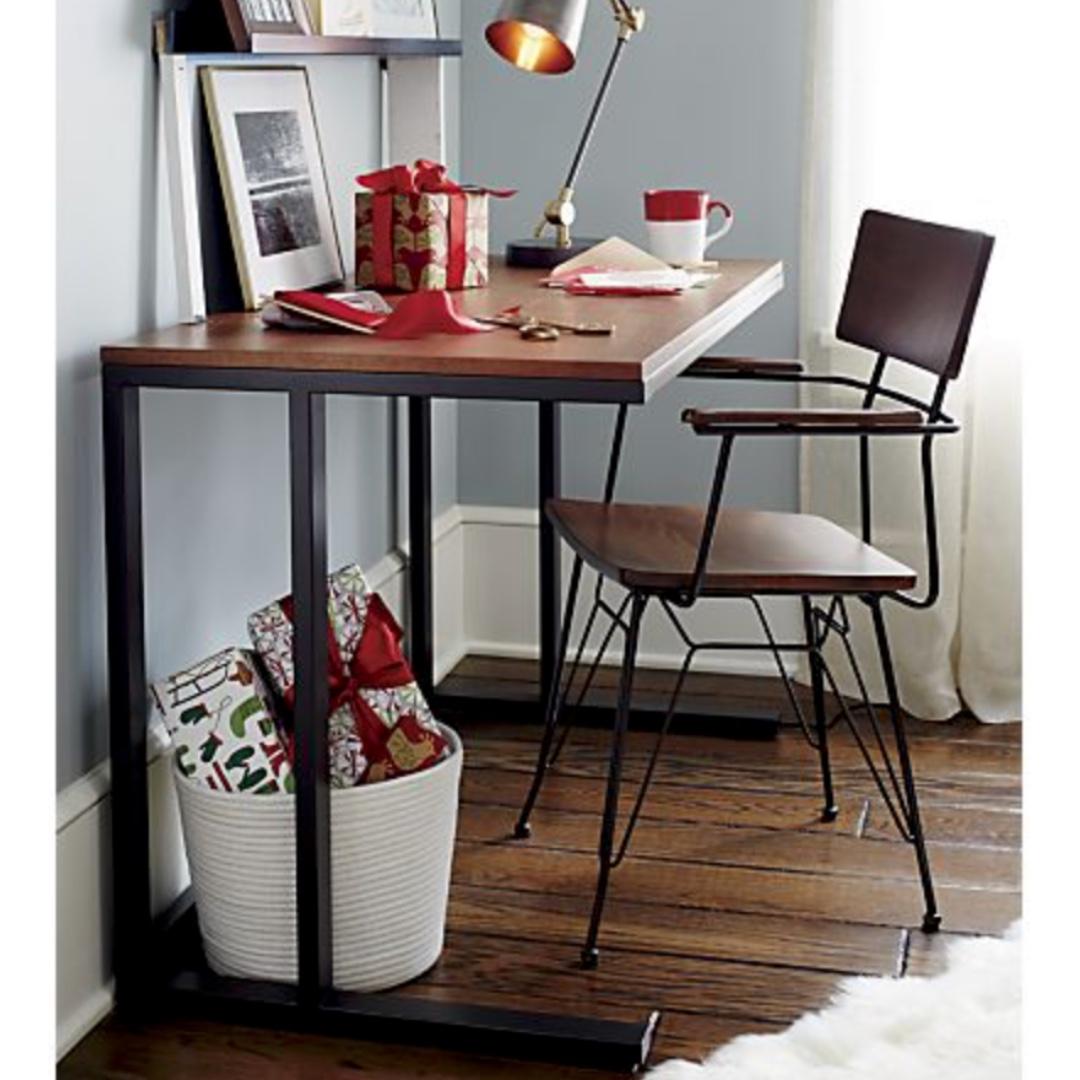Looking For Buying Crate And Barrel Pilsen Graphite Desk