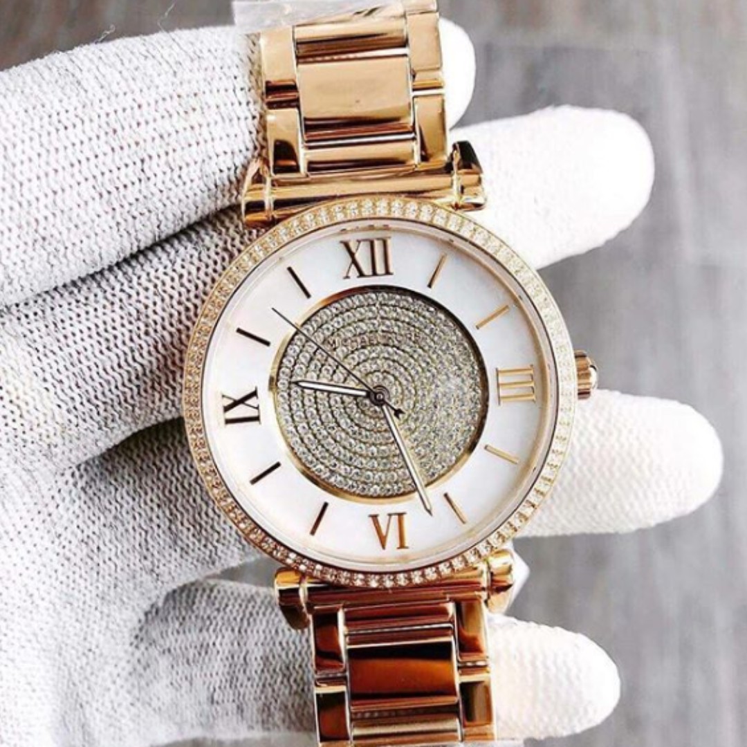 Michael kors caitlin clearance watch