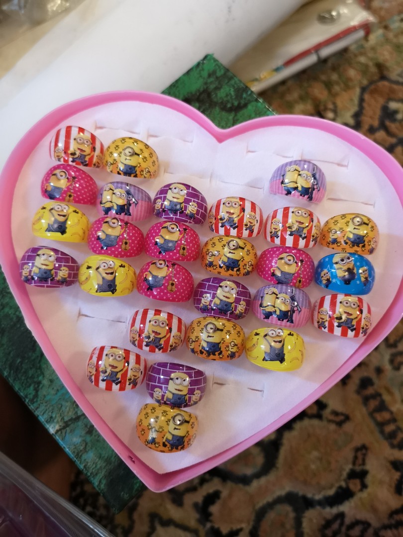 Minion Rings, Hobbies & Toys, Books & Magazines, Children's Books on ...