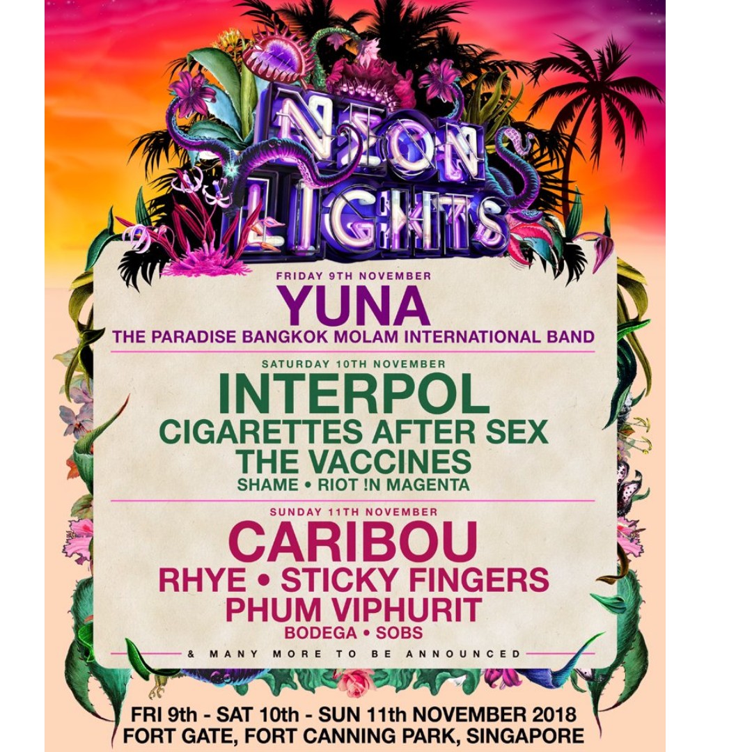 Neon Lights Festival Saturday tickets, Tickets & Vouchers, Event