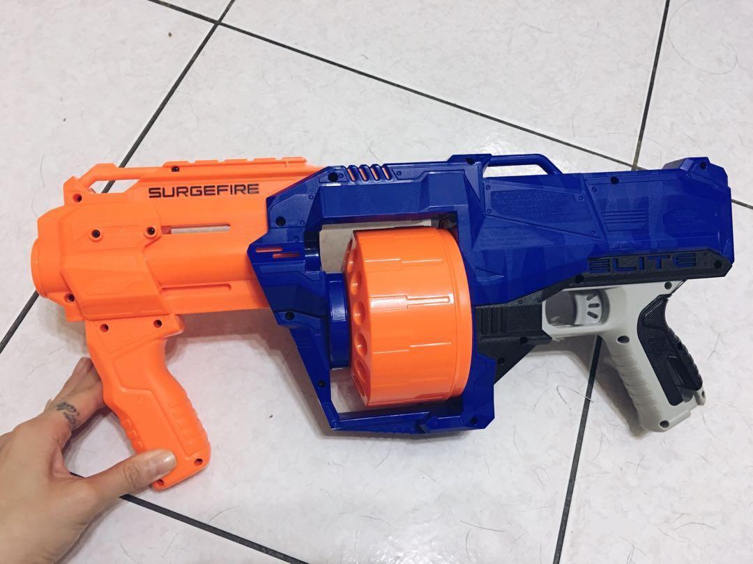 Nerf Surgefire火浪衝鋒強襲左輪殲滅玩具軟彈槍 玩具 其他玩具在旋轉拍賣