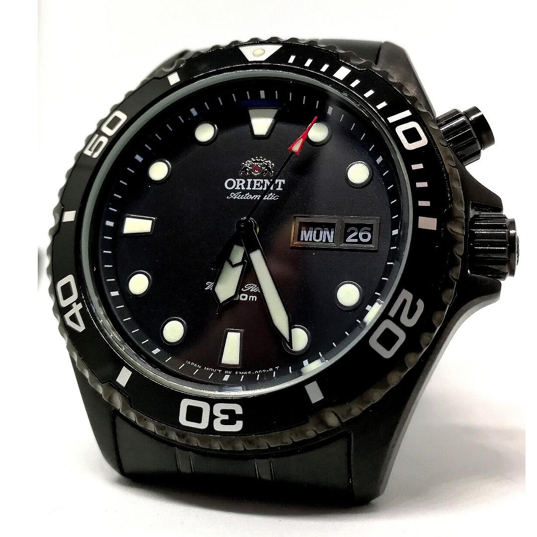 Orient Black Ray Raven Automatic Watch EM65007B No Trades Mobile Phones Gadgets Wearables Smart Watches on Carousell
