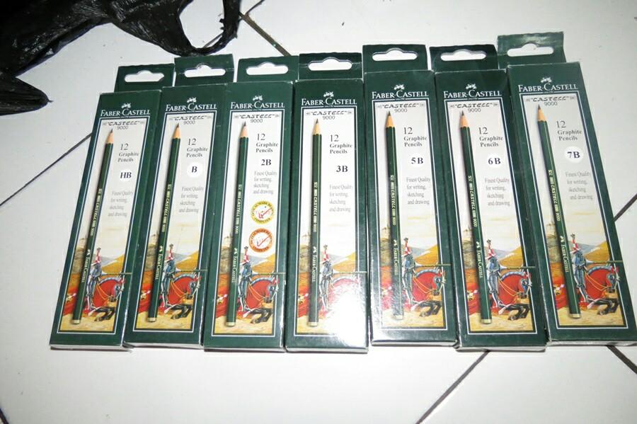 Pensil Faber Castell Hb B 2b 3b 5b 6b 7b Books Stationery