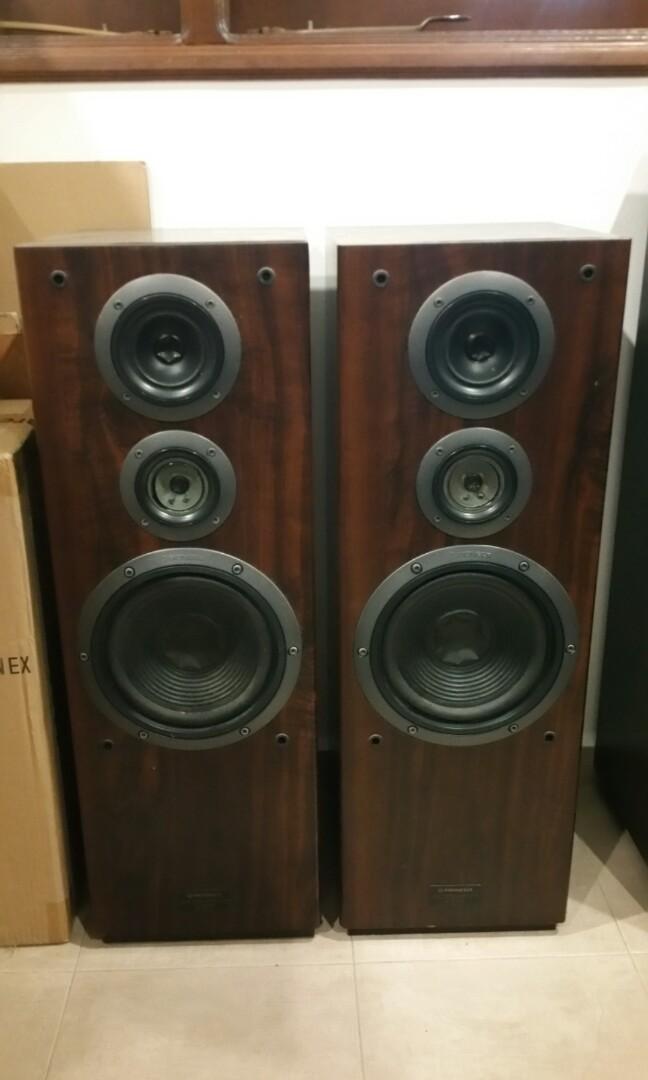 Pioneer S D77 Linear Fidelity Speaker System Floorstanding