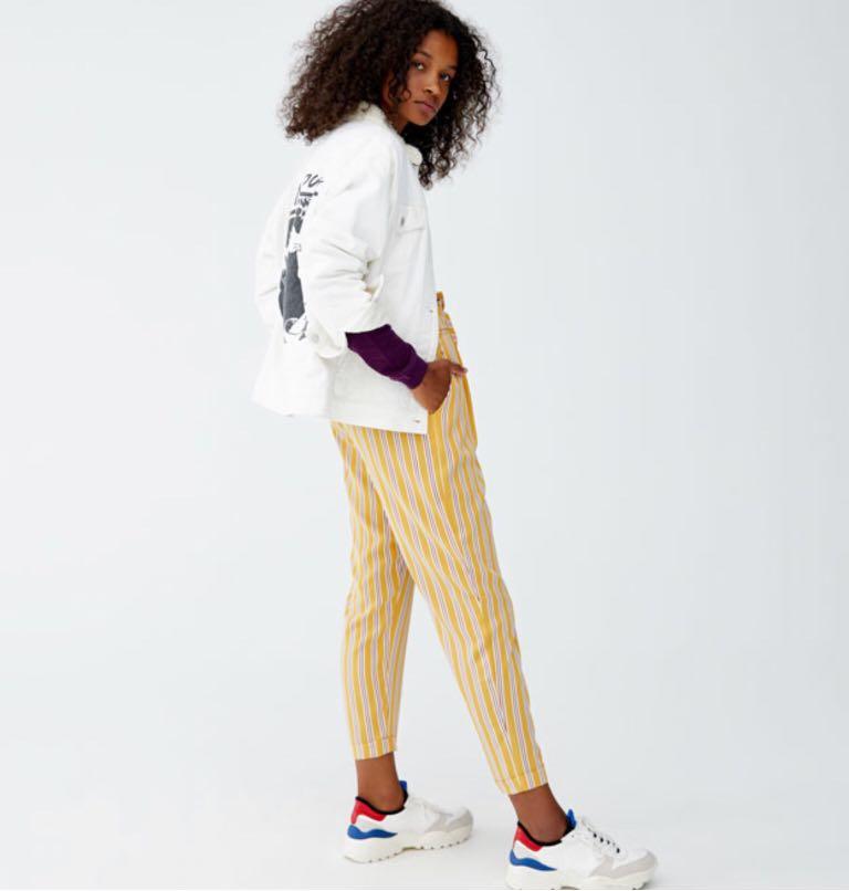 Pull and bear store paper bag trousers