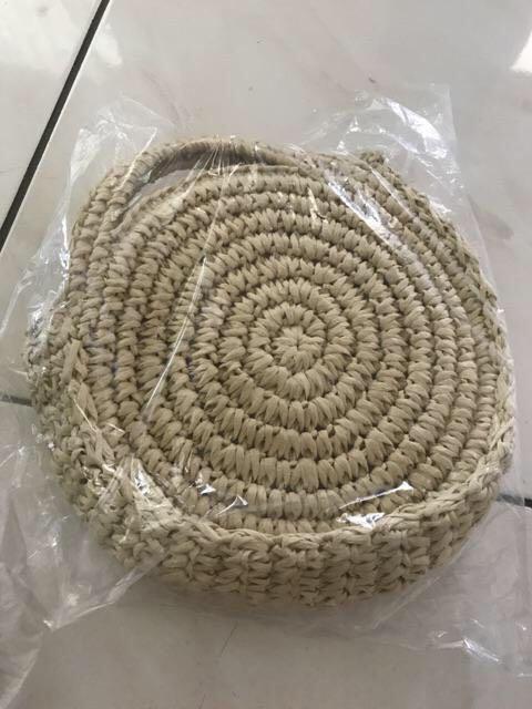 RATTAN ROUND BAGS 35only, Women's Fashion, Bags & Wallets, Cross-body ...