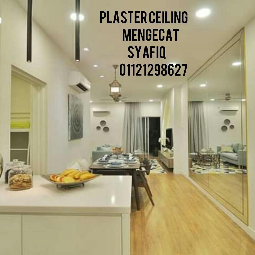 Servis Cat Rumah Wiring Plaster Ceiling Renovation Harga