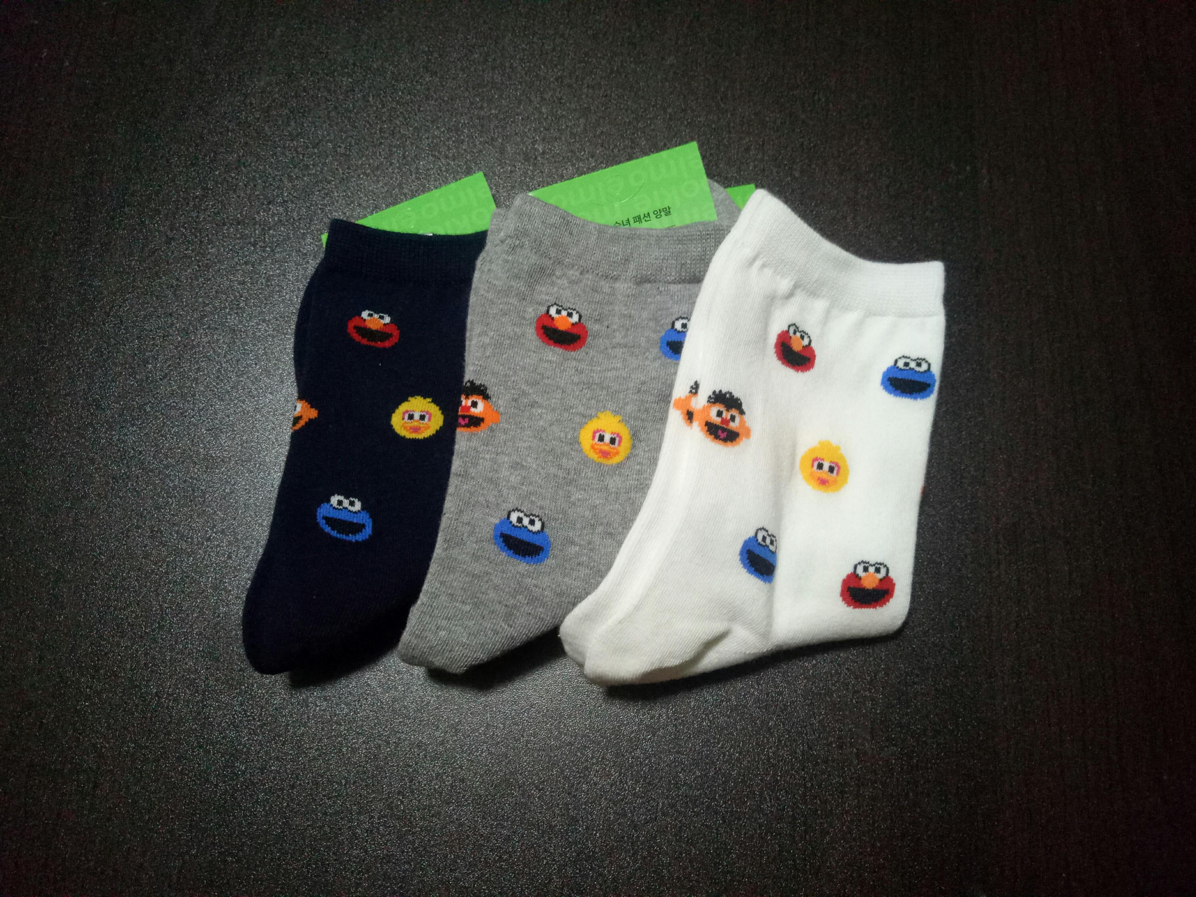 Sesame Street Long Sock 3 For 10 00 Women S Fashion Shoes Others On Carousell