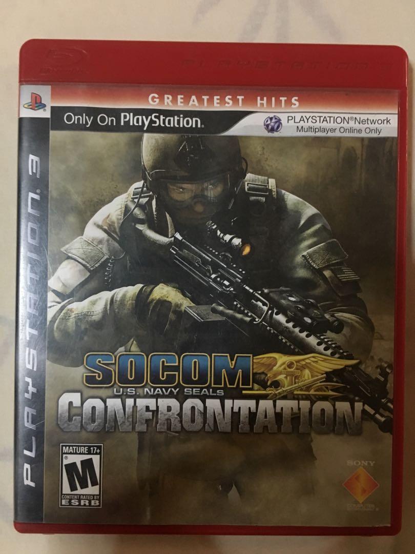 Socom U S Navy Seals Confrontation Video Gaming Video Games Playstation On Carousell