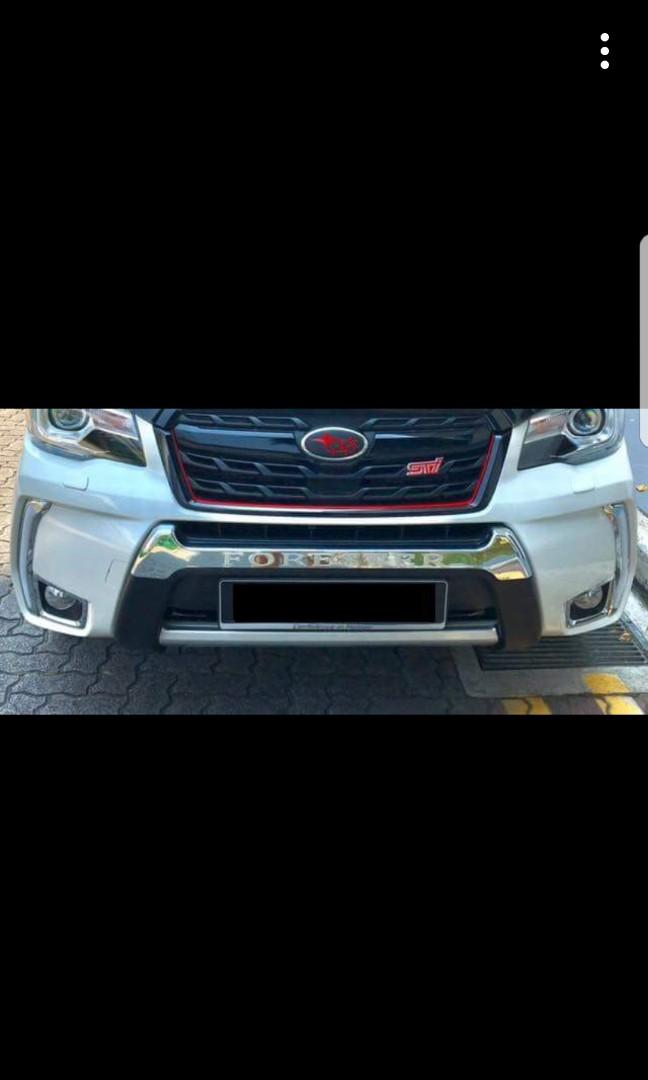 2017 subaru forester bumper guard