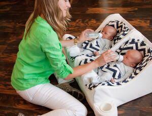 Table for two twin feeding system, Babies & Kids, Baby Nursery & Kids