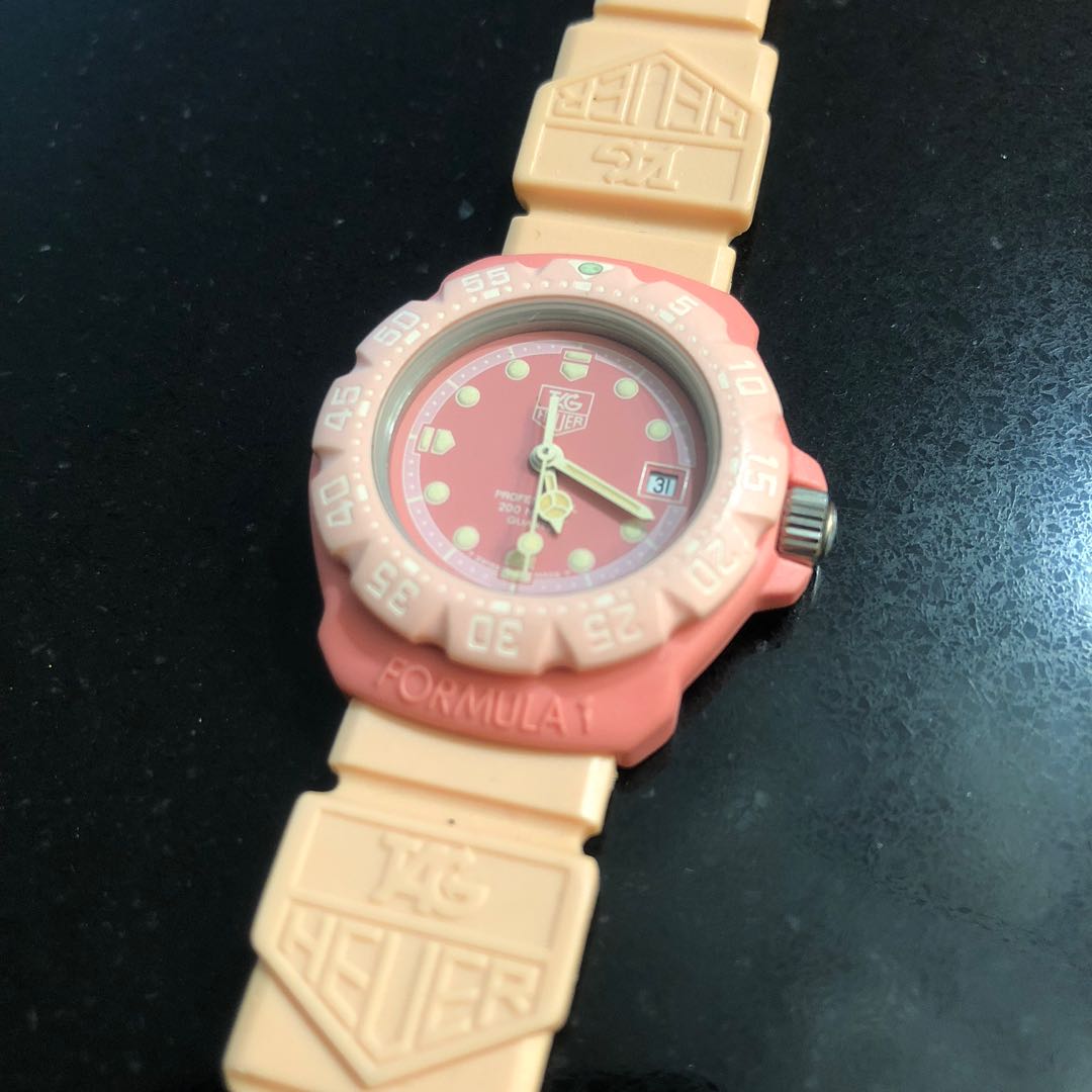 Tag Heuer Formula 1 Pink Ladies 1980s Mobile Phones Gadgets