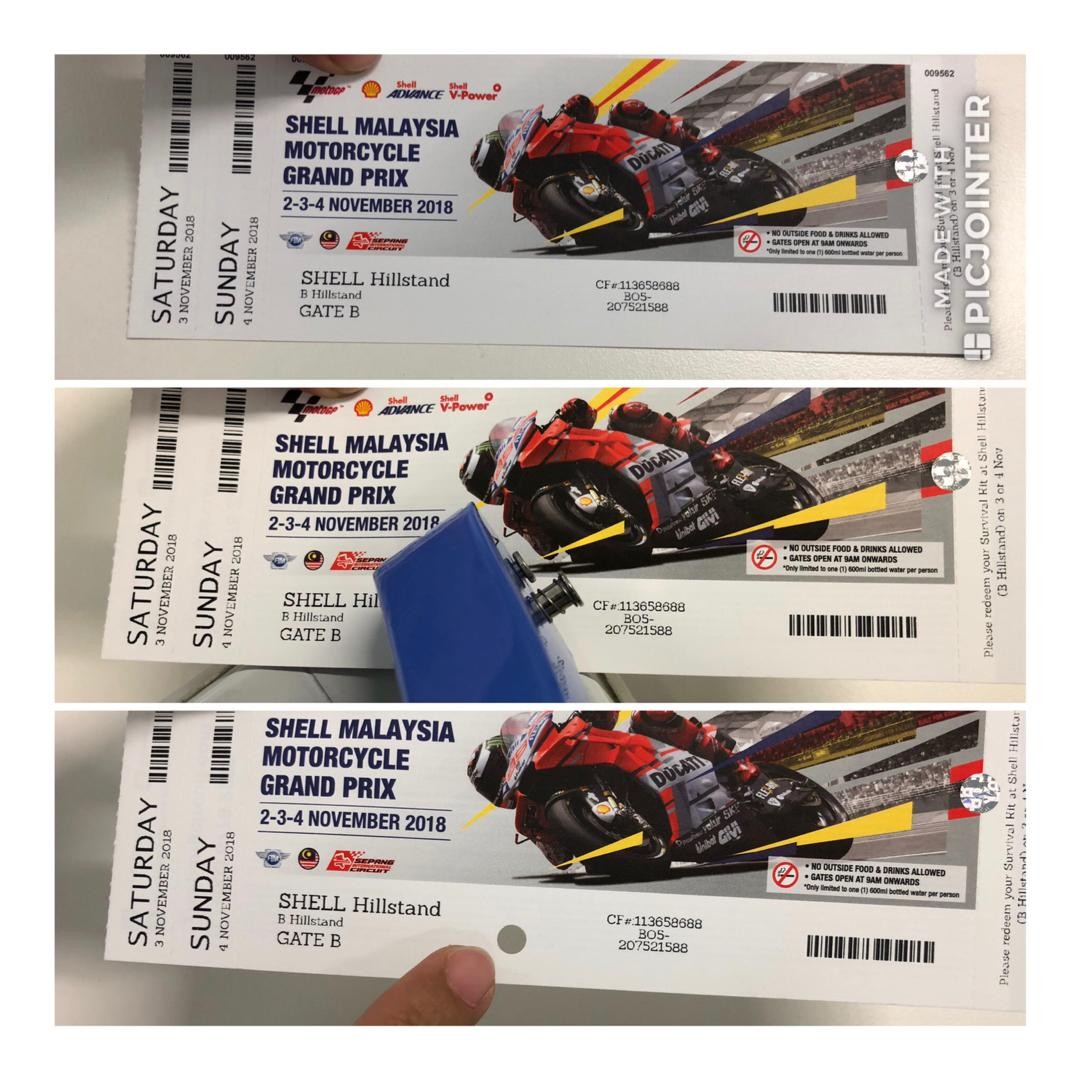 TIKET MOTOGP, Tickets & Vouchers, Local Attractions and Transport on ...