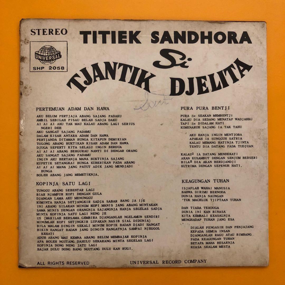 Titiek Sandhora Si Tjantik Djelita Ep Tv Home Appliances Tv Entertainment Tv Parts Accessories On Carousell