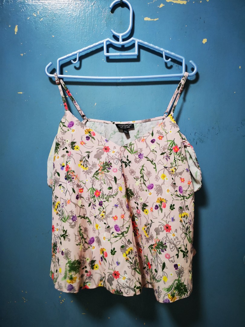 topshop spaghetti strap top