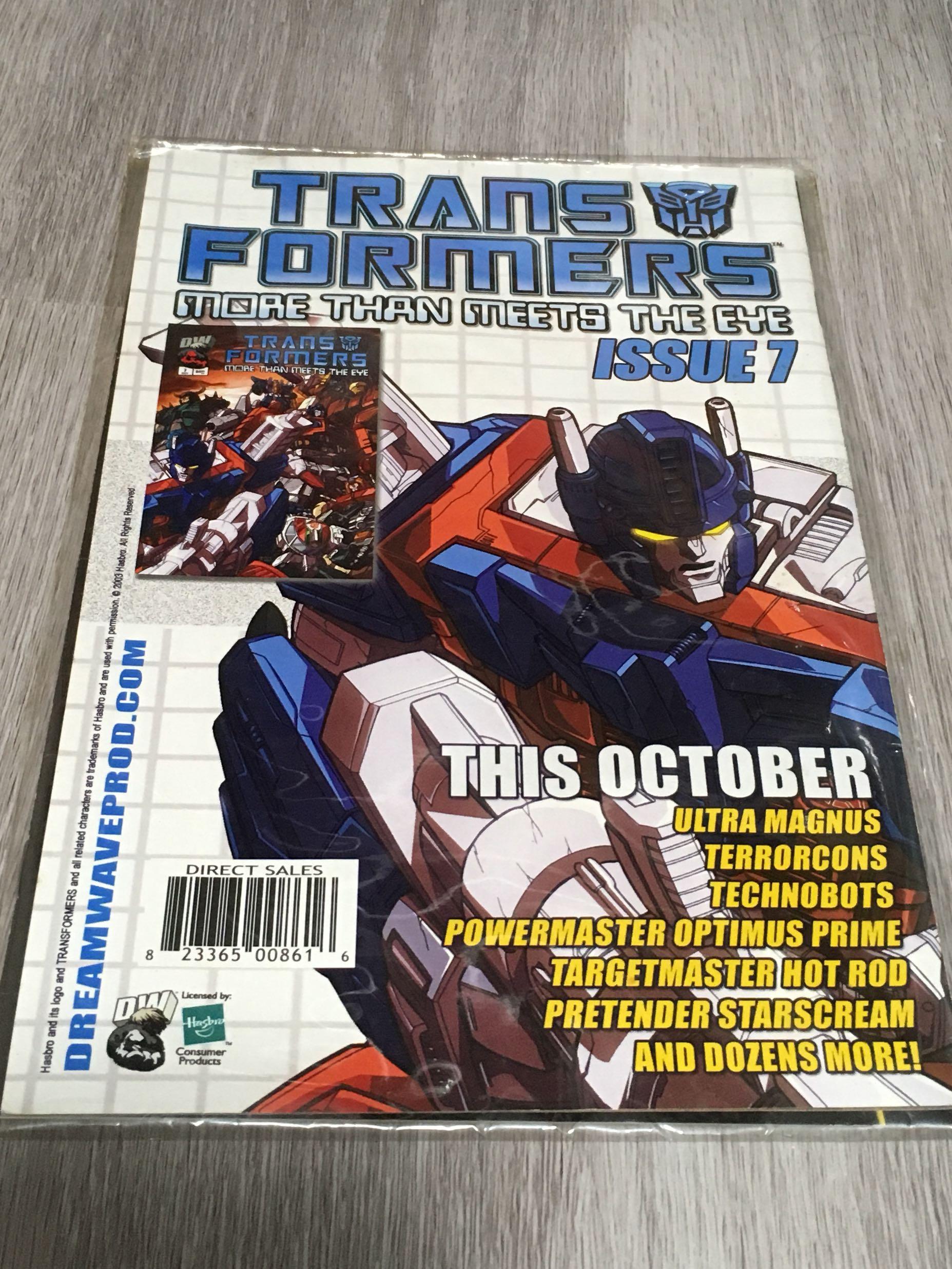 Transformers More Than Meets The Eye Issue 7 Books Stationery