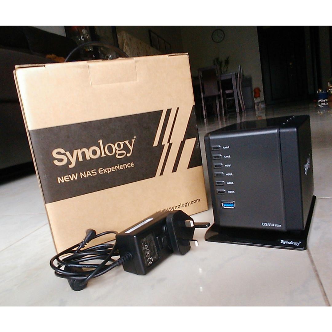 USED: Synology DS414slim NAS with 3x1TB & 1x320GB 2.5