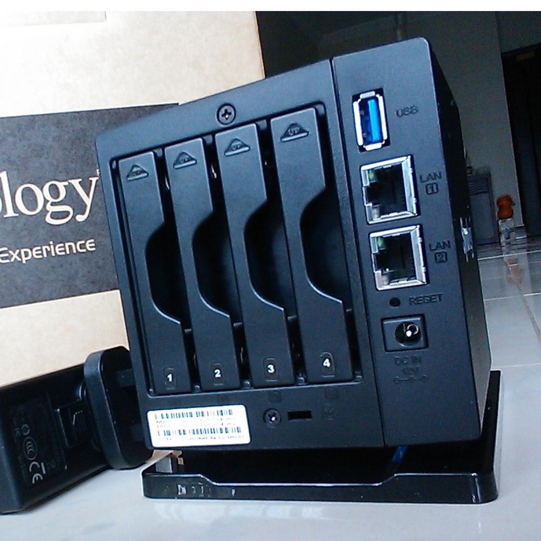 USED: Synology DS414slim NAS with 3x1TB & 1x320GB 2.5