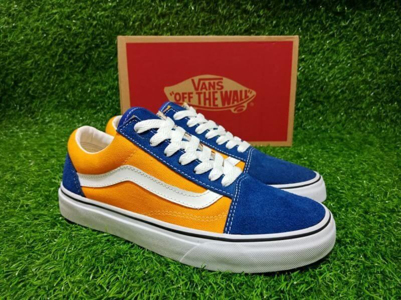 blue and gold vans