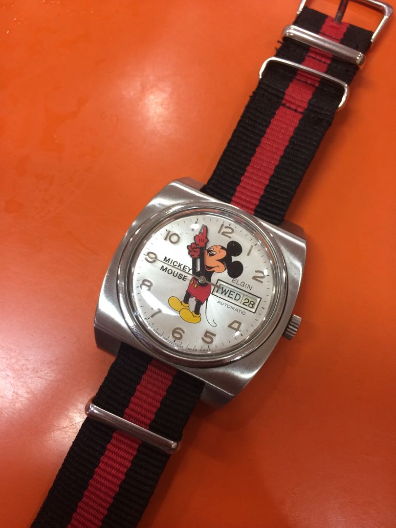 Elgin mickey hot sale mouse watch
