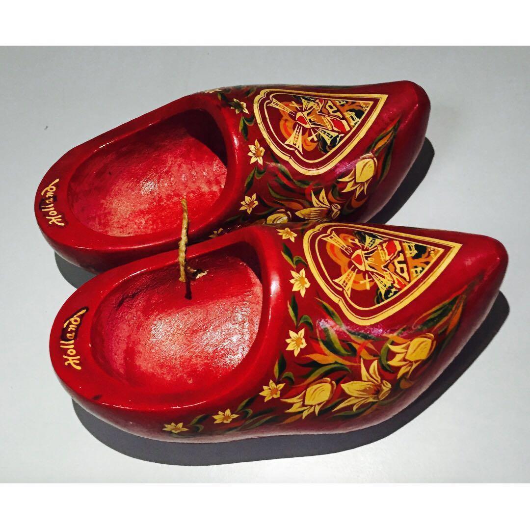 Carved clearance wooden shoes