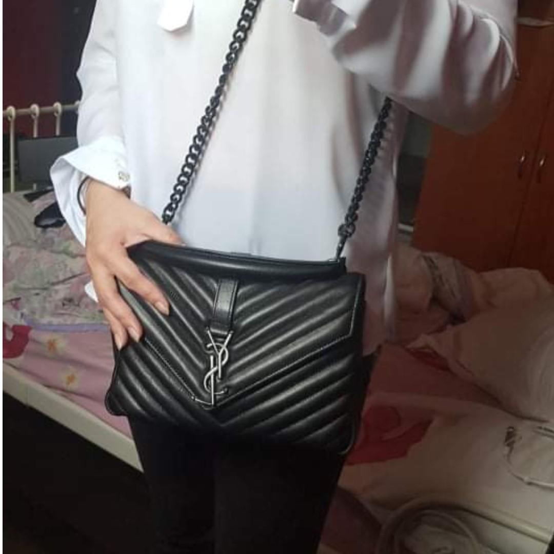 Ysl bag black best sale hardware