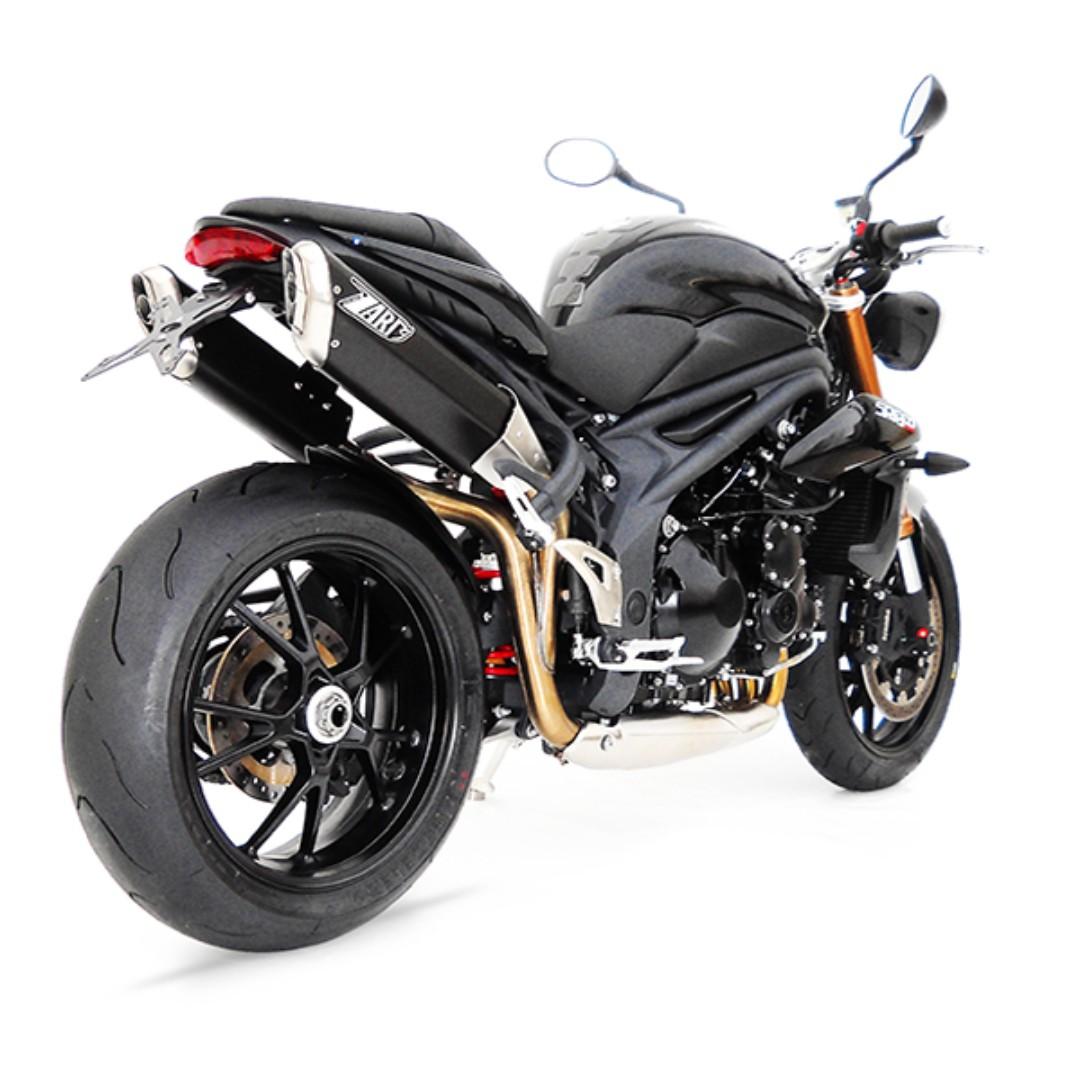 Zard Exhaust Systems Triumph Speed Triple 1050 2011 2012 2013 2014 2015 Euro 3 ! Ready Stock ! Promo ! Do Not PM ! Kindly Call Us ! Kindly Follow Us !, Motorcycles, Motorcycle Carousell