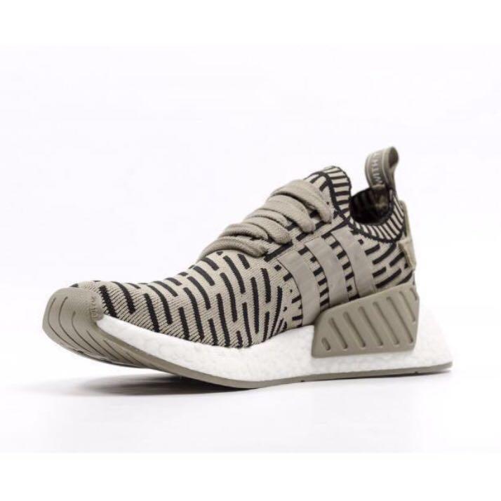 si peor Ambiente Adidas NMD R2 Trace Cargo Olive Green WMNS (size UK5), Women's Fashion,  Footwear, Sneakers on Carousell