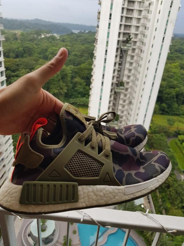 Nmd xr1 duck outlet camo on feet