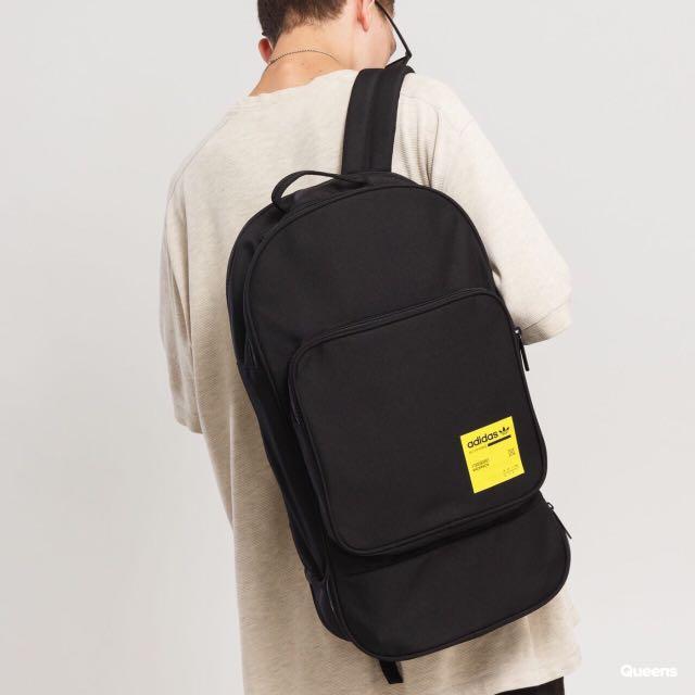 adidas originals large kaval backpack in black dm1693