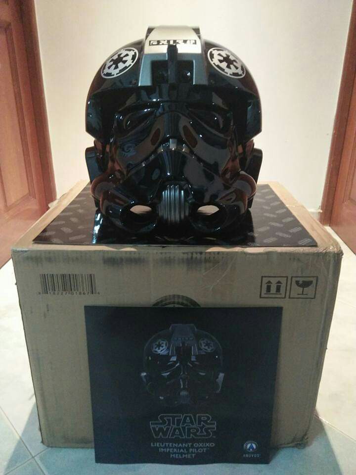 Anovos Star Wars TIE Fighter Pilot Lt Oxixo helmet Hobbies Toys