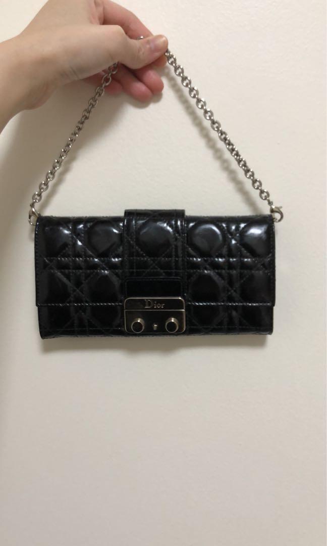 dior calfskin clutch