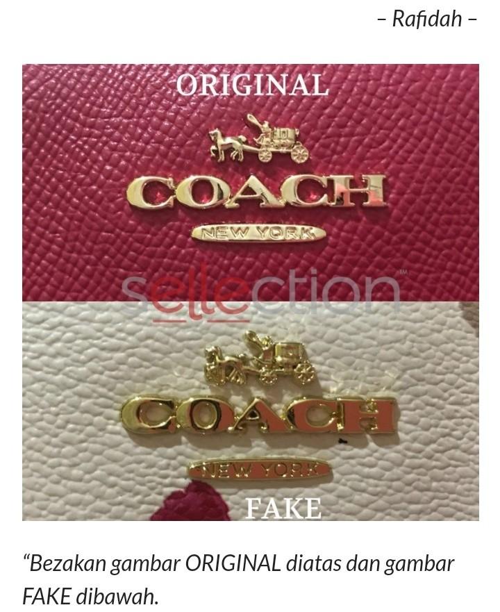 coach bag fake vs real