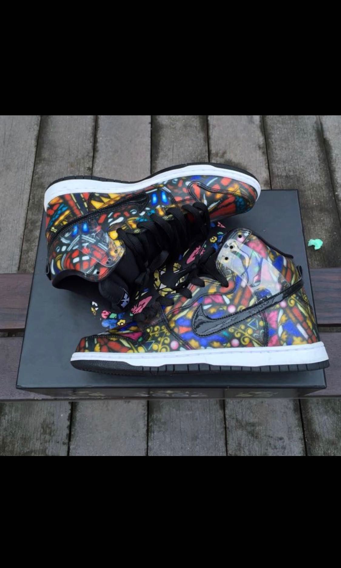 stained glass sb dunks
