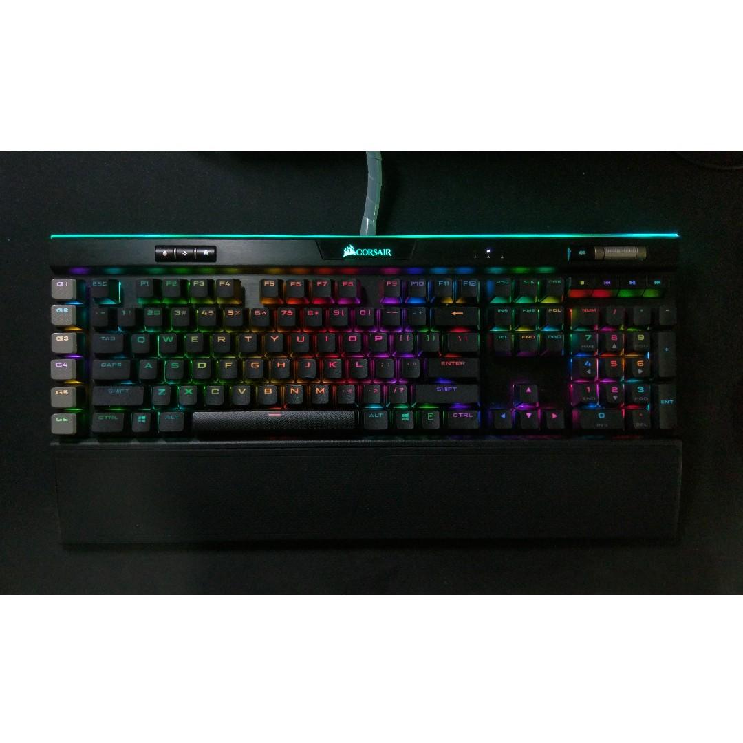 Corsair K95 Rgb Platinum Gaming Keyboard Speed Silvers Electronics Computer Parts Accessories On Carousell