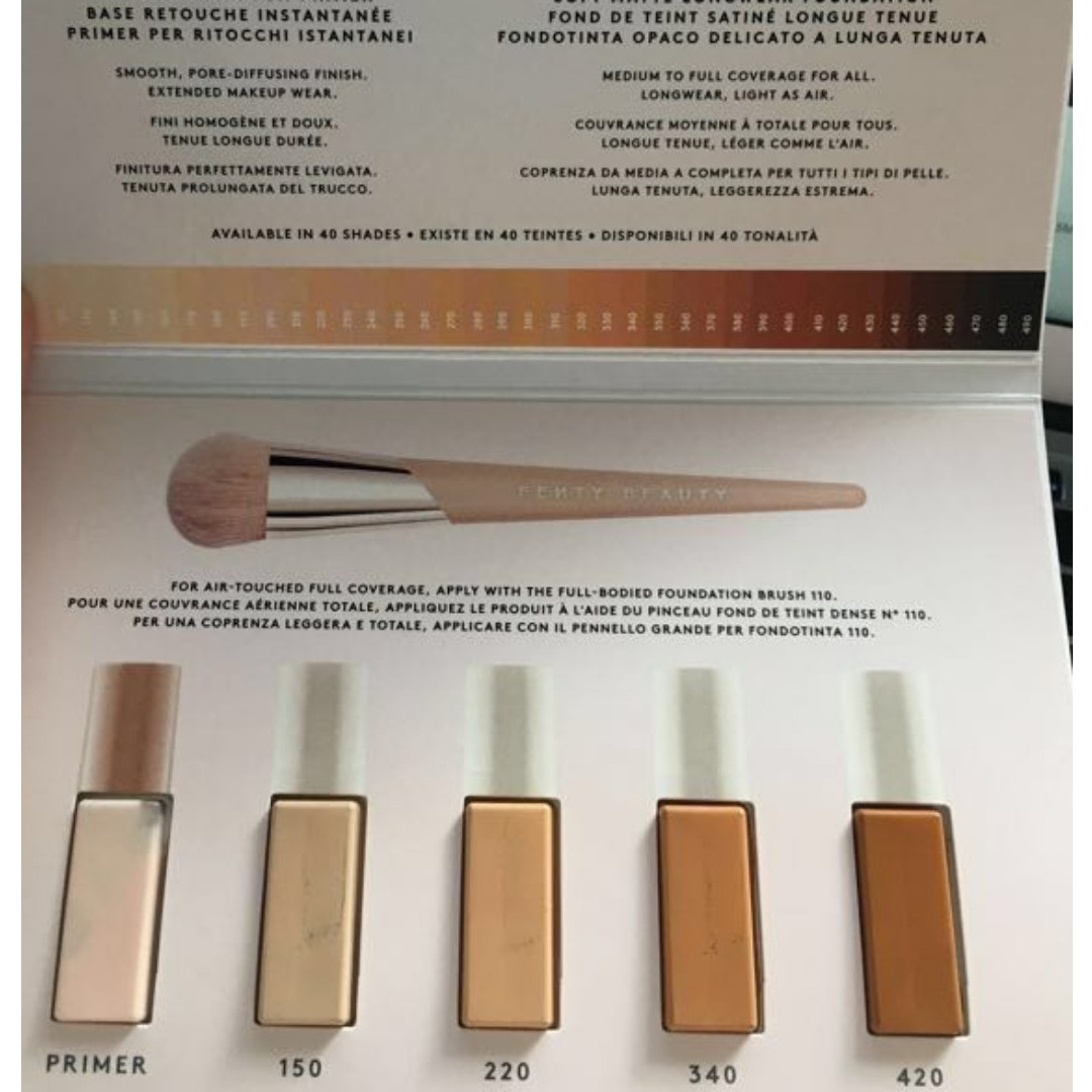 Fenty Beauty Pro Filt R Soft Matte Longwear Foundation Sample Beauty Personal Care Face Makeup On Carousell